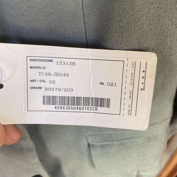 b+ab Fall/Winter 2008 Gotta Pick My Precious Love Collection Gray Trench Coat 40 - Picture 7 of 9